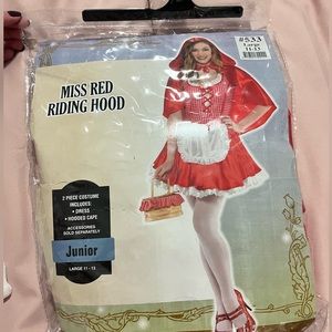 Little red riding hood 2 piece costume